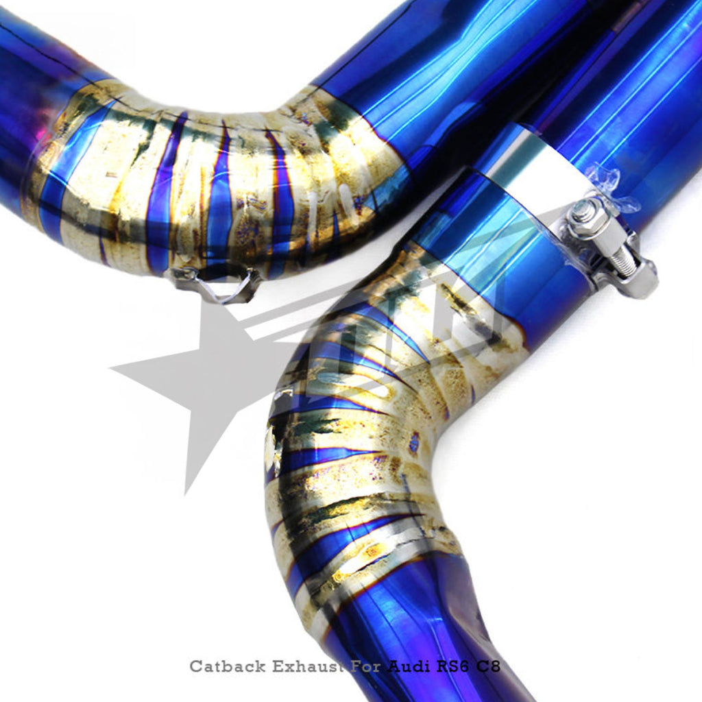 Titanium Valved Catback Exhaust System for Audi Q8 Q8 2.0T 3.0T