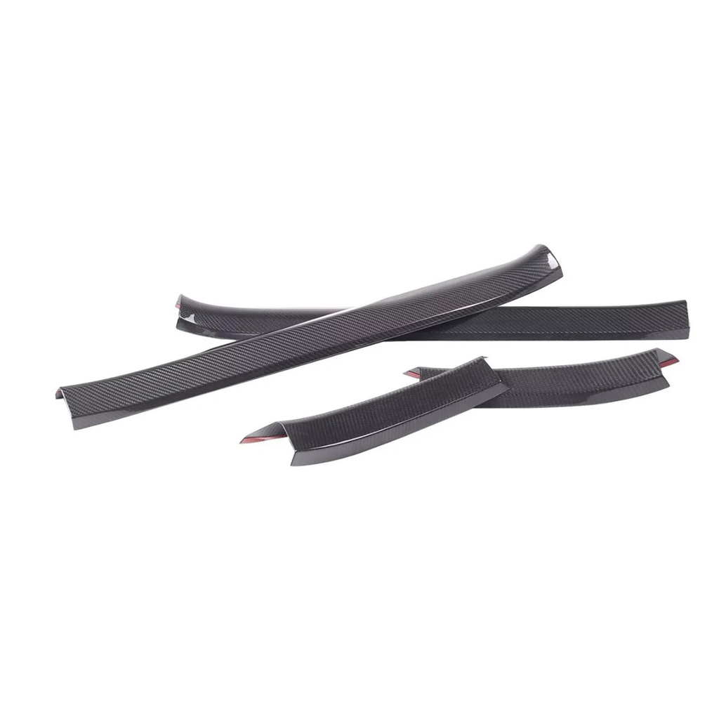 Carbon Fiber Interior Door Sill Trim Cover for Chevrolet Corvette C8 Z51 Z06