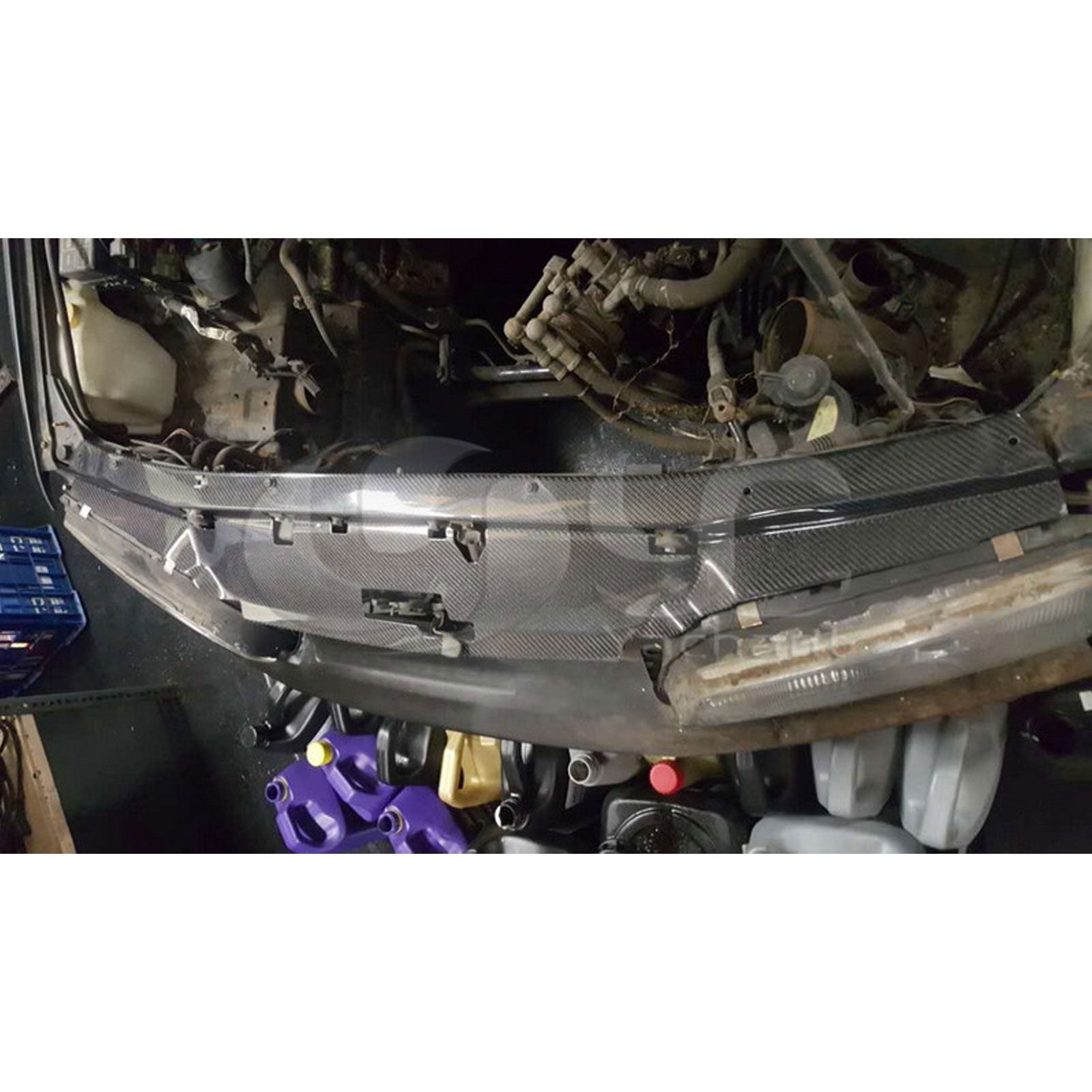 Carbon Fiber Garage Defend Style Cooling Panel for Nissan Skyline R32 GTR