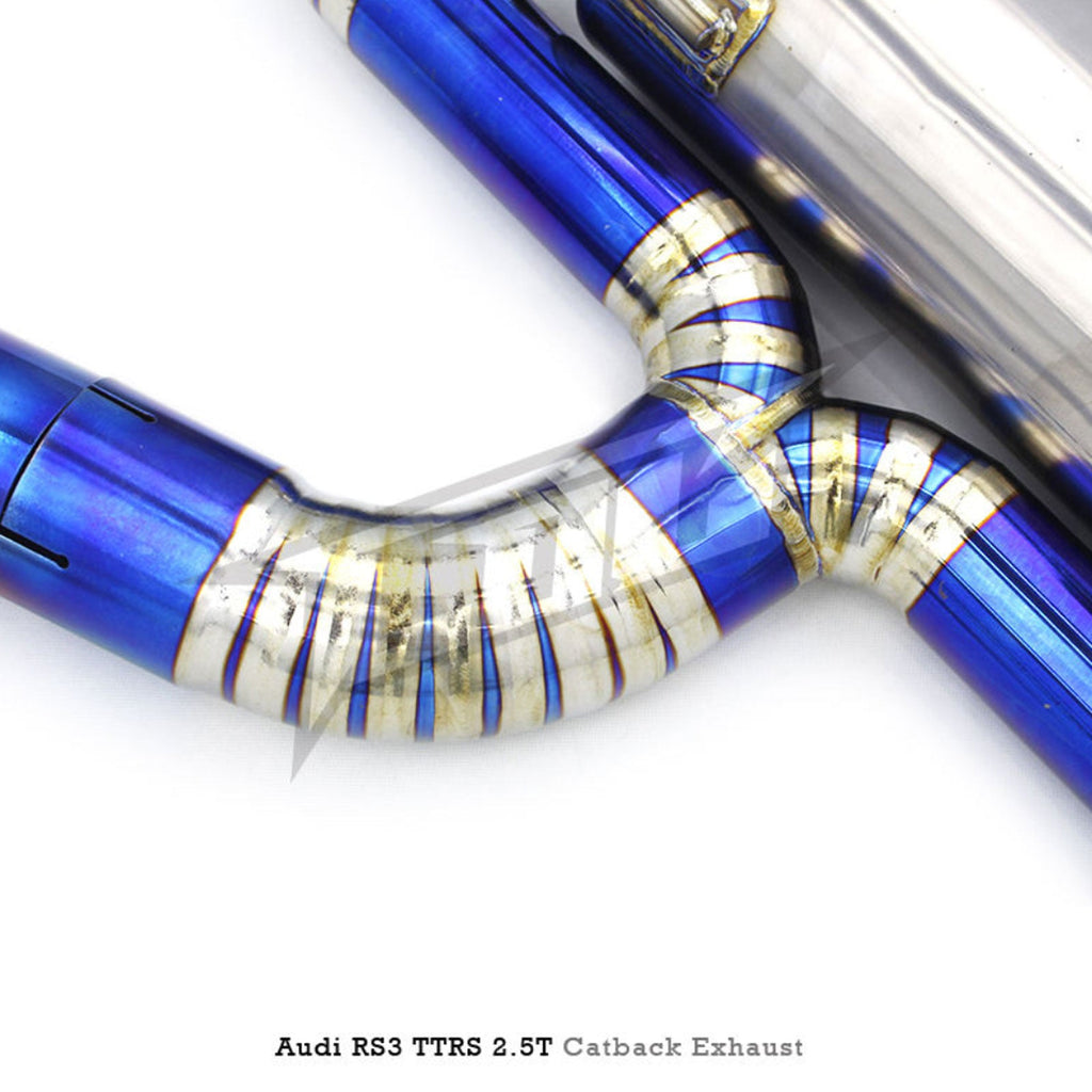 Titanium Valved Catback Exhaust System for Audi Q8 RSQ8 4.0T