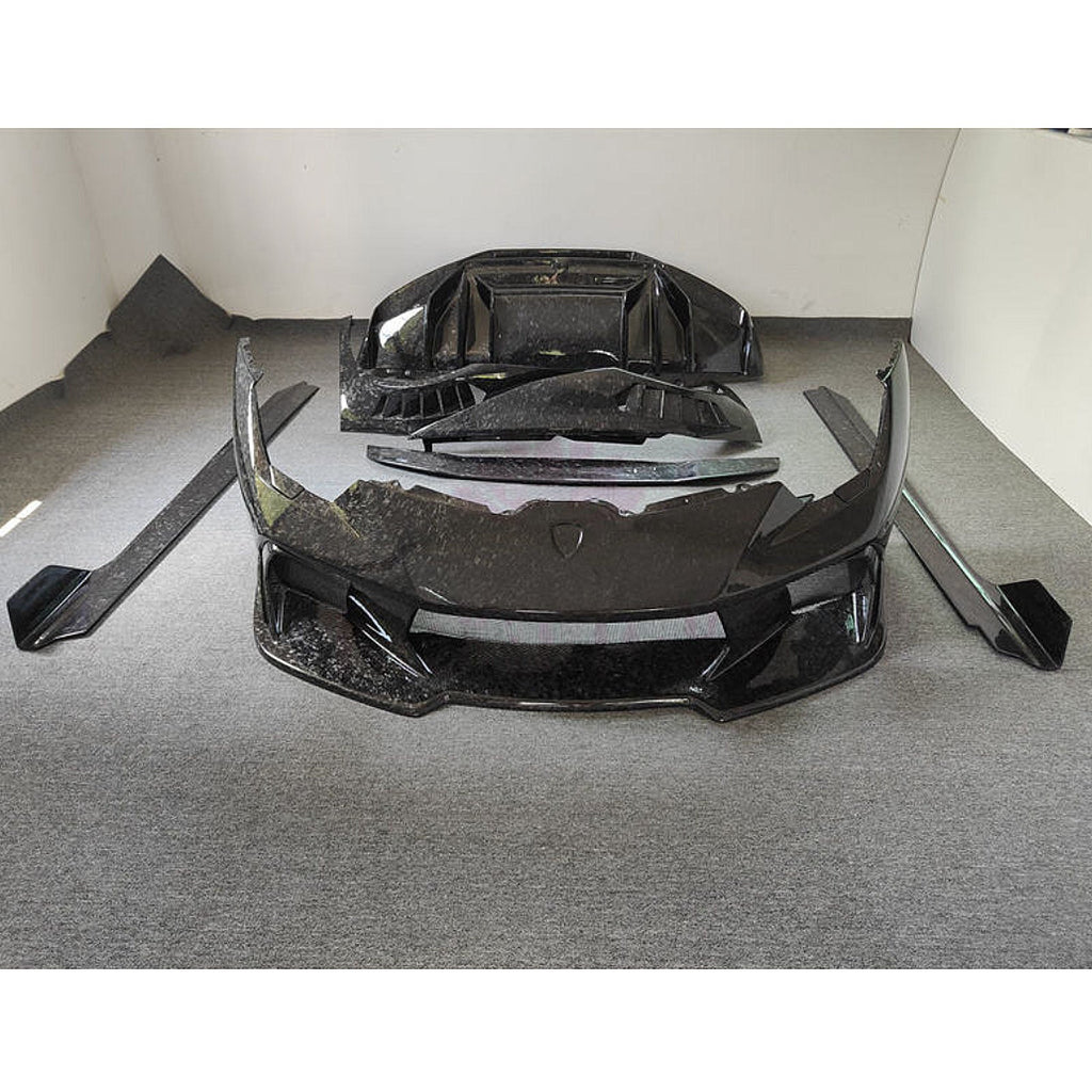 VRS Style Forged Carbon Fiber Body Kit for Lamborghini Huracan LP580 LP610 EVO Tecnica