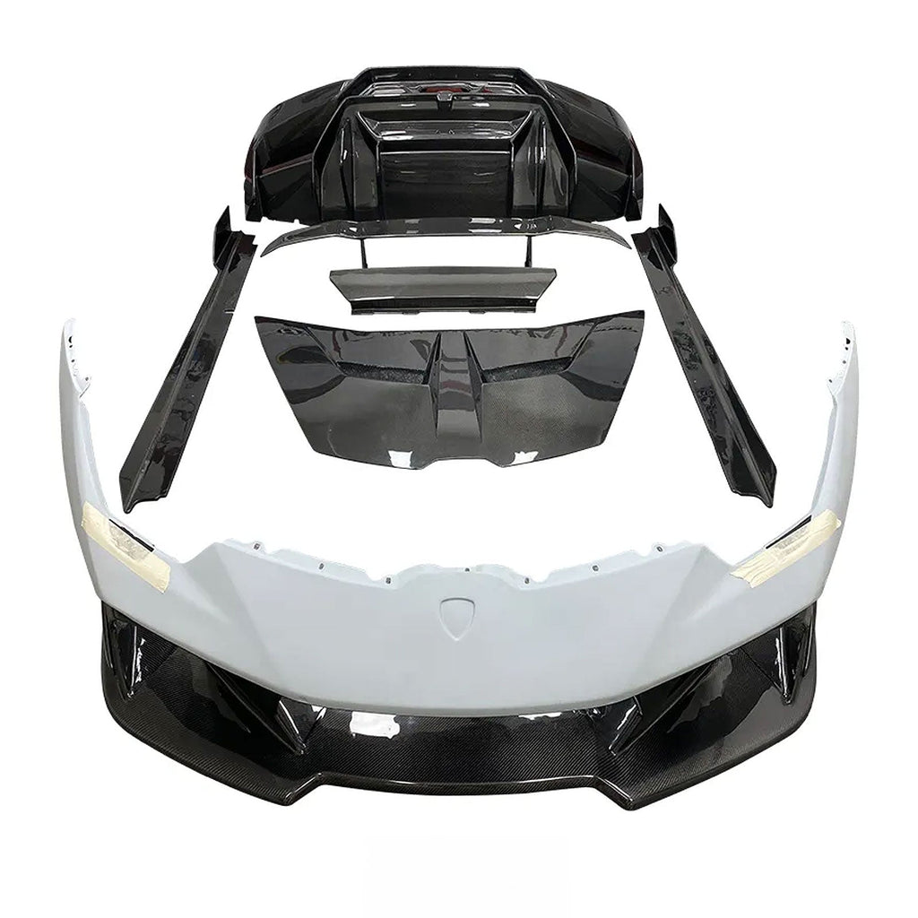 VRS Style Carbon Fiber Body Kit for Lamborghini Huracan LP580 LP610 EVO Tecnica
