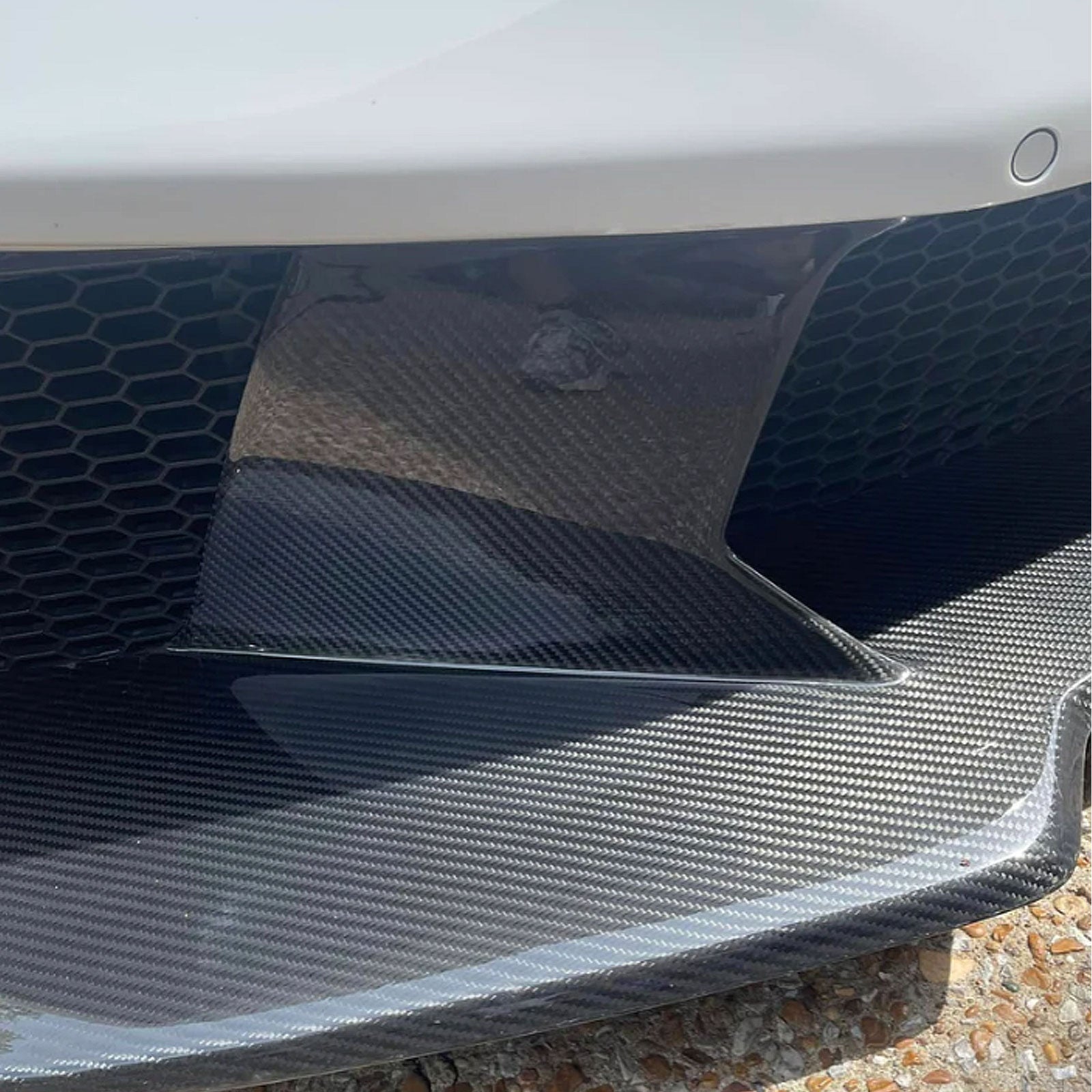 VRS Style Carbon Fiber Front Bumper for Lamborghini Huracan LP580 LP610 EVO Tecnica