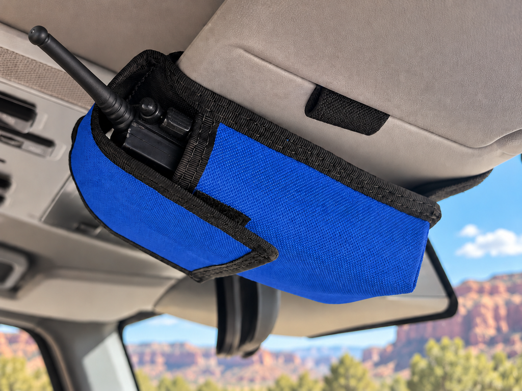 Sun Visor Radio Pouch