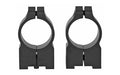 Warne Permanent Attached Fixed Ring Set |  Fits Tikka Grooved Receiver |  1" High |  Matte Finish