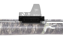 Warne Red Dot Riser |  Fits Shotgun Rib |  Aluminum Construction |  Anodized Finish |  Black