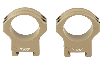 Warne HyperLite Rings |  34mm High |  Matte Finish |  Flat Dark Earth |  Fits Picatinny