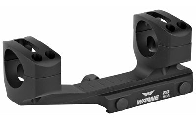 Warne 20 MOA Mount |  1" |  Fits AR Rifles |  Extended Skeletonized |  Black