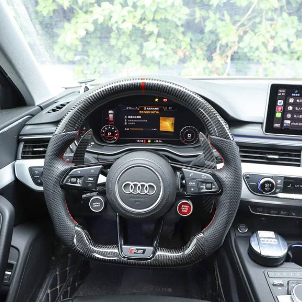 Carbon Fiber Steering Wheel Replacement for Audi R8