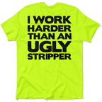Work Harder - Safety Yellow T-Shirt