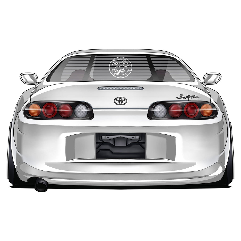 Bull Boost Driven Vinyl Window Sticker - XL Slap