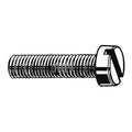 #8-32 x 2 in Slotted Pan Machine Screw, Plain 18-8 Stainless Steel, 100 PK