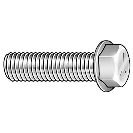 Grade 8, 5/8"-11 Flange Bolt, Plain Steel, 1-1/2 in L, 100 PK