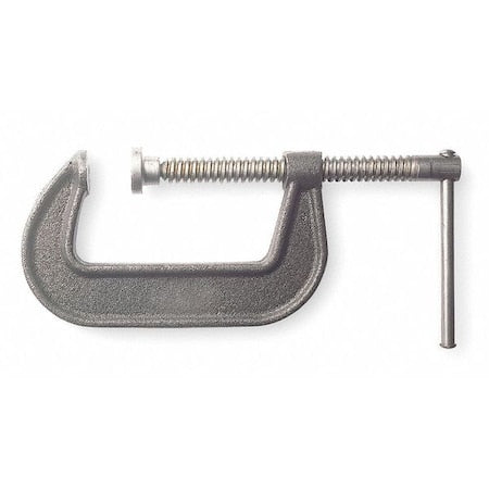 C-Clamp,6",Iron,Regular Duty,2450 lb.