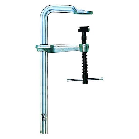 12 in Bar Clamp, Steel Handle and 7 in Throat Depth