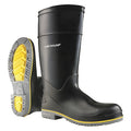 Men's Dunlop Rubber Boot, Plain Toe, 15" Height, Black, 5