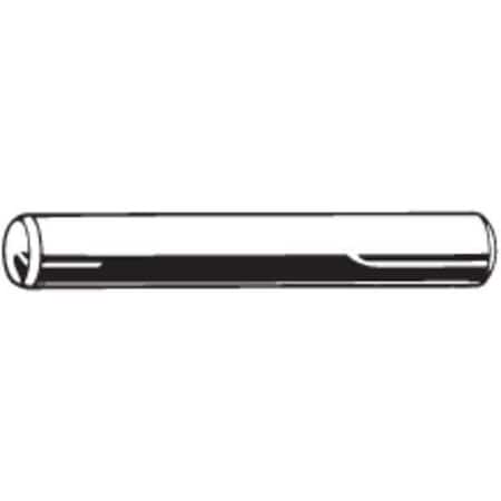 Standard Dowel Pin, 12 mm Nominal Dia, 31 mm L, Steel, 25 PK