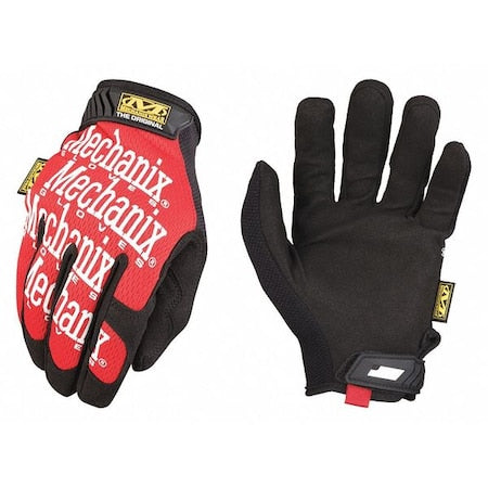 The Original(R) Mechanics Gloves, Synthetic Leather Palm, TrekDry Back, 9, Red