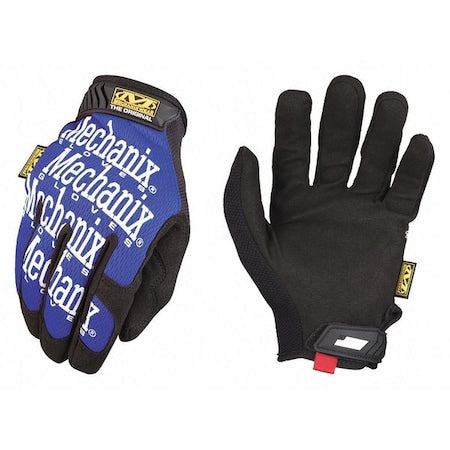 The Original(R) Mechanics Gloves, Synthetic Leather Palm, TrekDry Back, 8, Blue