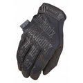 Tactical Glove, Synthetic Leather Palm, 12" Length, Hook-and-Loop Cuff, Full Finger, Foam Lining