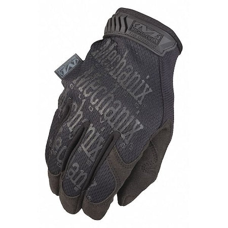 Tactical Glove, Synthetic Leather Palm, 12" Length, Hook-and-Loop Cuff, Full Finger, Foam Lining