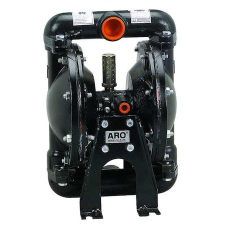 Double Diaphragm Pump, Cast iron, Air Operated, Santoprene, 35 GPM