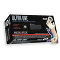 Ultra One, Latex Exam Gloves, 9.8 mil Palm, Extended Cuff, Latex, Powder-Free, XL, 50 PK, Beige