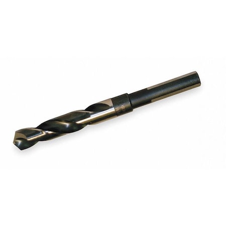 118 Degree Silver & Deming Drill with 1/2 Reduced Shank Cle-Line 1877 Black & Gold HSS RHS/RHC 27/32