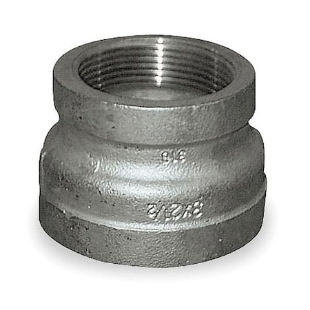 StainlessSteel,Straight,1/2"NPTx3/8"NPT