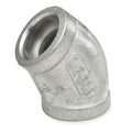 90° Elbow, 1/2 in, Socket Weld, Stainless Steel, Class 3000