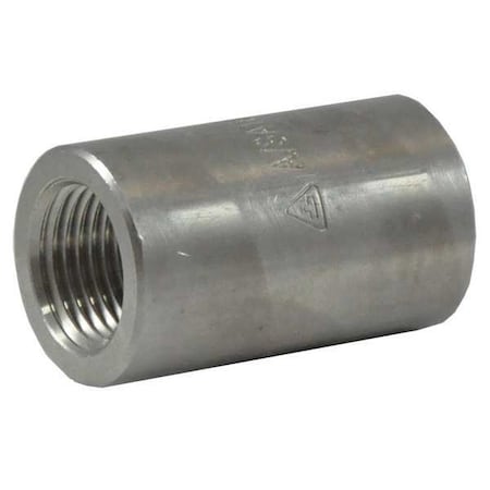 Reducing Coupling, 1 in x 3/4 in, 316 Stainless Steel, FNPT, Class 3000