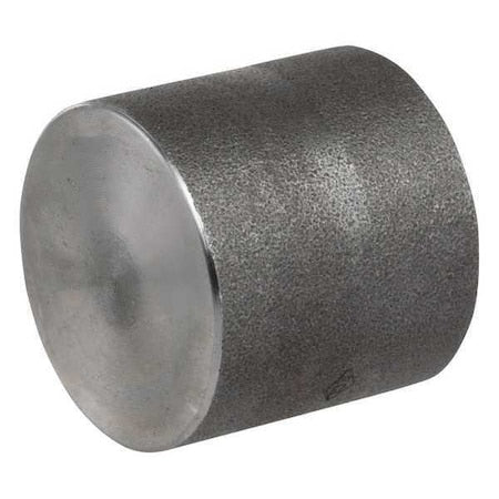 1 in FNPT Stainless Steel Pipe Cap, 316L, Class 3000, 3000 psi