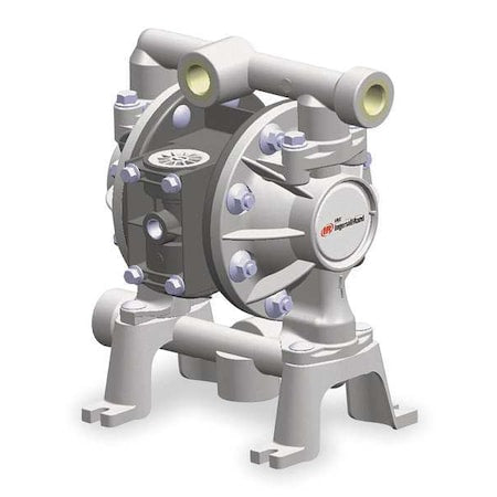 Double Diaphragm Pump, Aluminum, Air Operated, PTFE, 14 GPM