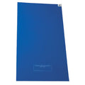 Tacky Floor Mat, Polyethylene, 1.5 mil Thick, 24 in W x 36 in L, Blue, 30, 4 PK
