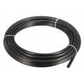 High Pressure Tubing, Nylon, 1/4 in OD, 3/16 in ID, 100 ft L, Shore D 60, Black