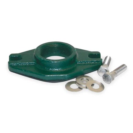 Flange, 2 in Dia, 10 in H