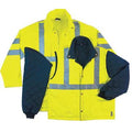 Hooded Jacket, Polyester, Class 3 Type R, Green, S
