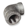 2-1/2" x 2" FNPT Galvanized 90 Deg. Reducing Elbow