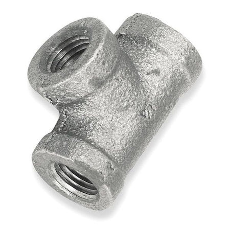 3" x 3" x 2-1/2" FNPT Galvanized Reducing Tee