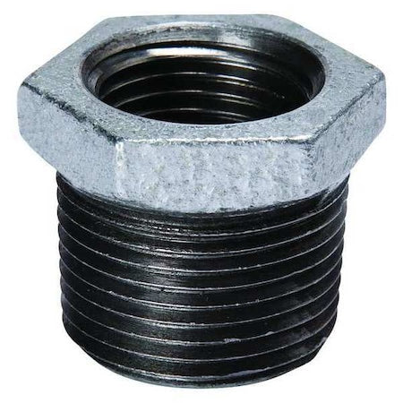 1-1/4" MNPT x 3/4" FNPT Galvanized Hex Bushing