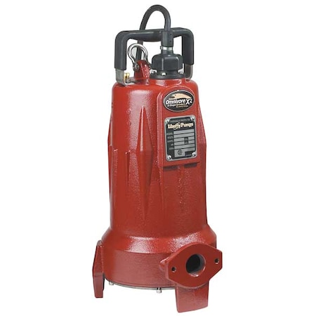Grinder Pump, 25 ft, Three, 440/480V AC