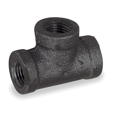 Tee Tee, 3" Pipe, FNPT, Malleable Iron, Class 150