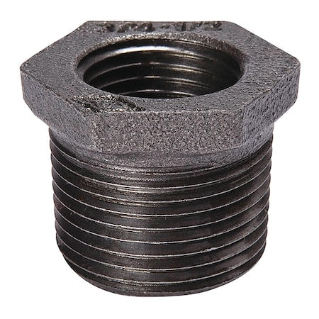 Hex Bushing Hex Bushing, 2-1/2" x 2" Pipe, FNPT x MNPT, Malleable Iron, Class 150