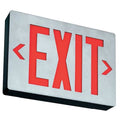 Exit Sign, Black, 1 Face(s), LED, Universal Mount, Nickel Cadmium