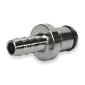1/4" Barb Chrome Plated Brass Inline Insert