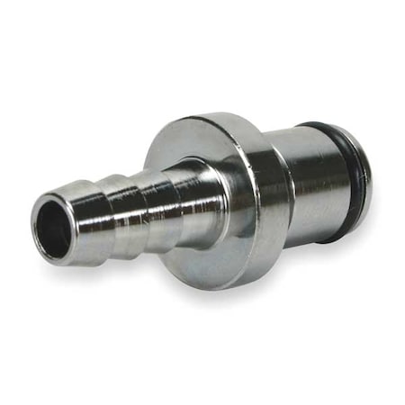 1/4" Barb Chrome Plated Brass Inline Insert