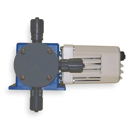 Chemical Metering Pump, 15 gpd, PVC Head