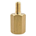 Adaptor,3/8-16 x 5/16-18,Brass