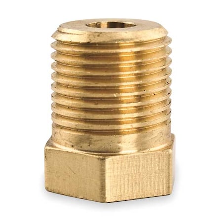 Adaptor,1/2 NPT x 3/8-16,Brass