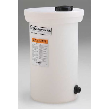 Storage Tank,Vertical Closed Top,35 Gal.